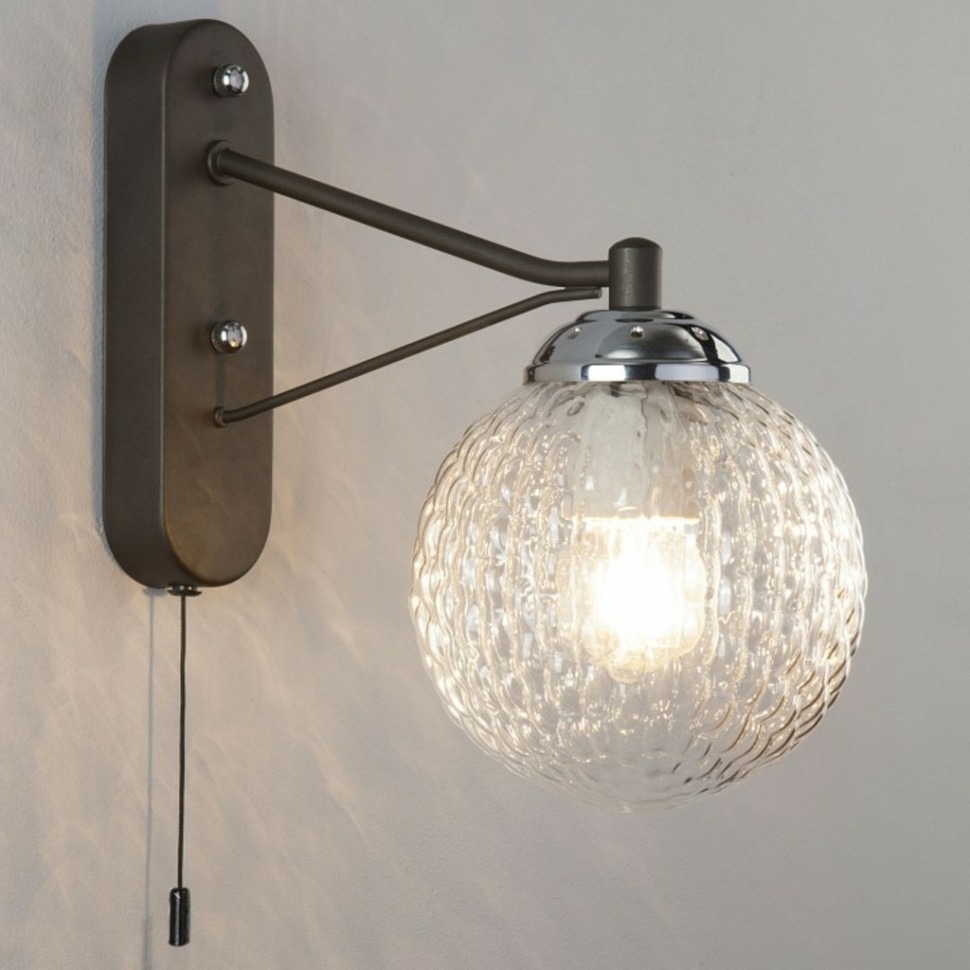 Фото Бра Eurosvet Karo 70077/1 графит EV_83327 - интернет-магазин МегаТерем в Москве