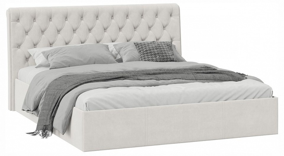 Фото Кровать двуспальная Скарлет с ПМ Тип 1 TRI_235529 - интернет-магазин МегаТерем в Москве