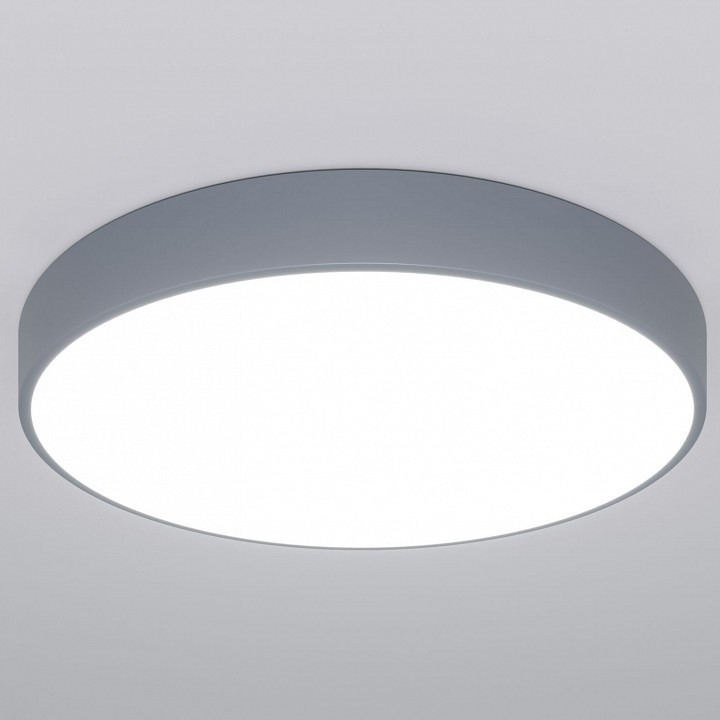 Фото Накладной светильник Eurosvet Entire 90320/1 серый EV_a062835 - интернет-магазин МегаТерем в Москве