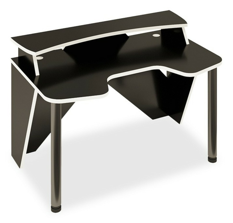 Фото Стол компьютерный Домино Lite СК-140 MER_SK-140-PILOT-CHBE - интернет-магазин МегаТерем в Москве