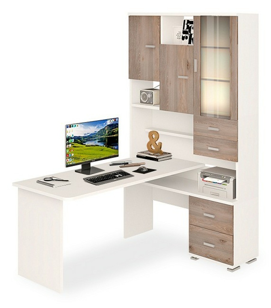 Фото Стол компьютерный Домино СР-620/160 MER_SR-620-160_BENBE-PRAV - интернет-магазин МегаТерем в Москве