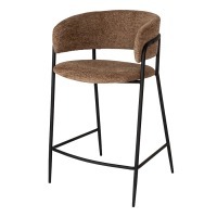 Стул полубарный helning, мягкий шенилл, светло-коричневый (79954)