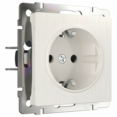 Розетка с заземлением, без ...