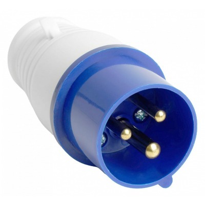 Вилка прямая 2P+PE Stekker ...