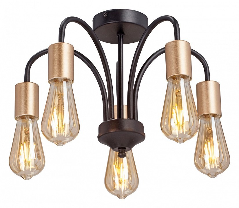 Фото Люстра на штанге Vitaluce V3024 V3024-1/5PL VI_V3024-1_5PL - интернет-магазин МегаТерем в Москве