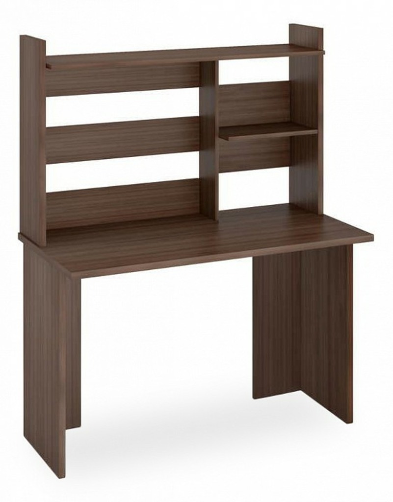 Фото Стол компьютерный Домино Лайт СКЛ-Прям120+НКЛ120 MER_SKL-Pryam120_bez_tumby-NKL-120_SH - интернет-магазин МегаТерем в Москве