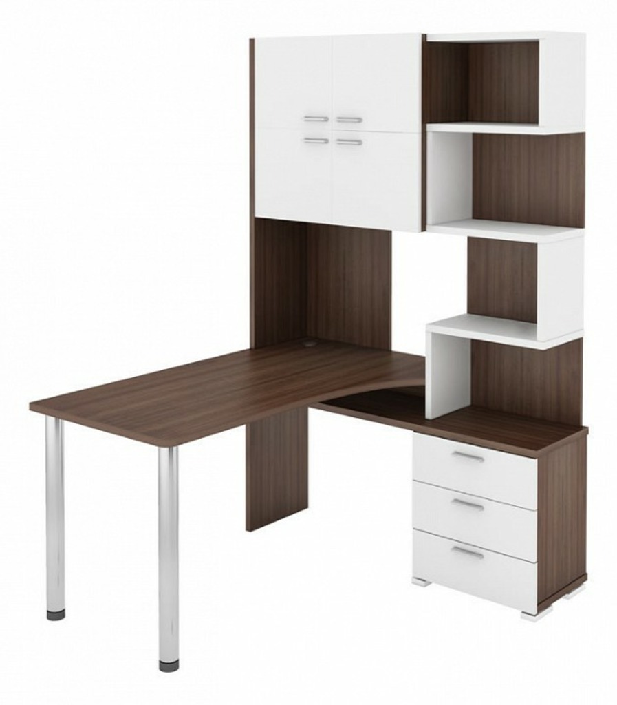 Фото Стол компьютерный Домино СР-500М/140 MER_SR-500M_140_SHBESH-PRAV - интернет-магазин МегаТерем в Москве