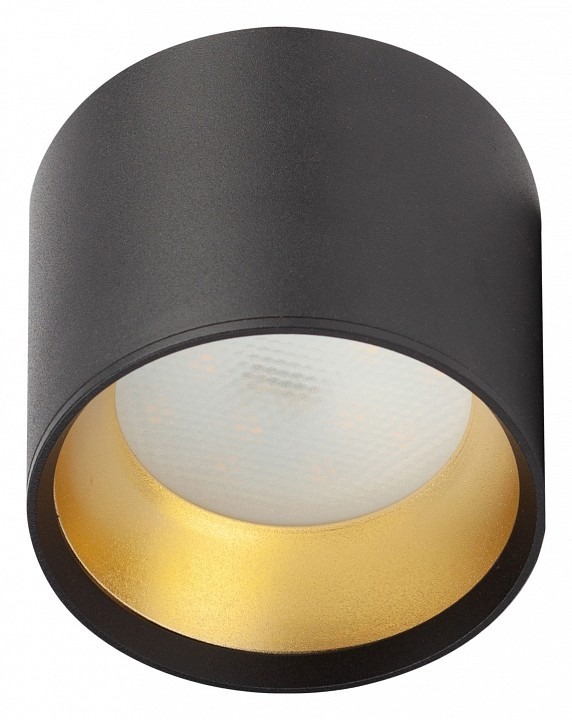 Фото Накладной светильник Эра OL8 GX53 BK/GD Б0048539 ER_B0048539 - интернет-магазин МегаТерем в Москве