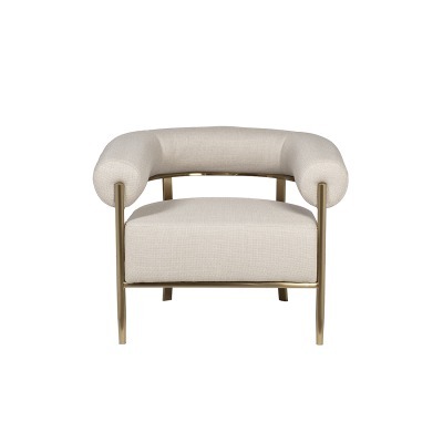 Кресло серое/матовое золото...