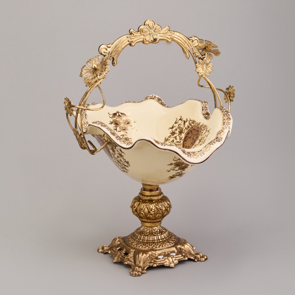 Фото Блюдо на ножке 32*24*34 см Lefard (46-1383) - интернет-магазин МегаТерем в Москве