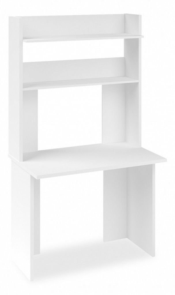 Фото Стол компьютерный Домино Lite СКЛ-Прям100(без тумбы)+НКЛХ-100 MER_SKL-Pryam100bez-tumby-NKLH-100-BB - интернет-магазин МегаТерем в Москве