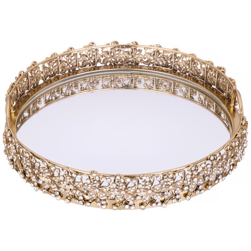 Фото Поднос декоративный диаметр 29 см Lefard (875-311) - интернет-магазин МегаТерем в Москве