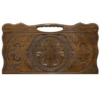 Нарды резные "Армянский узор 5" с ручкой 60, Haleyan (28462)