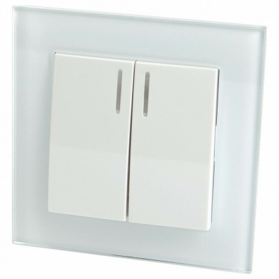 Выключатель двухклавишный с...