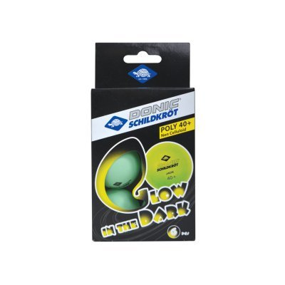 Мяч для настольного тенниса Donic Glow in the dark, 6 шт. (825635)