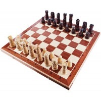Шахматы "Большой Замок" 60 см маркетри, Madon (деревянные, Польша) (33381)