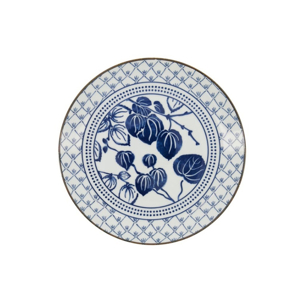 Фото Тарелка 16723, 25,7 см, фарфор, blue/white, TOKYO DESIGN - интернет-магазин МегаТерем в Москве