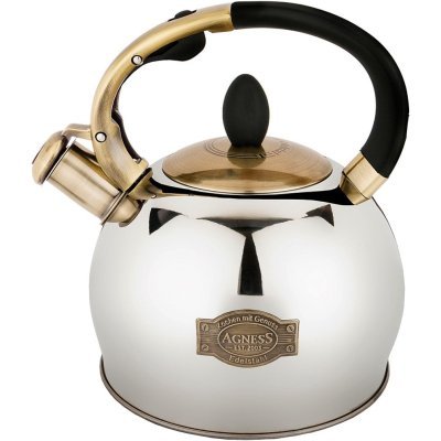 Чайник agness со свистком, ...