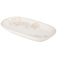 Блюдо сервировочное коллекция "pine cones", 30,2*16*3,1 см Bronco (230-511)