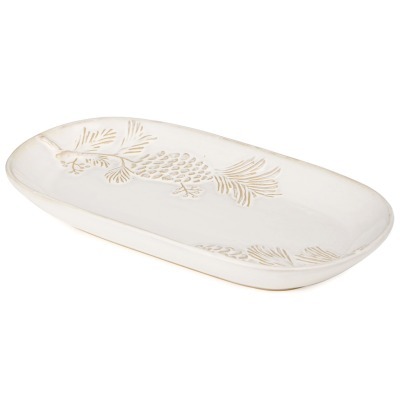 Блюдо сервировочное коллекция "pine cones", 30,2*16*3,1 см Bronco (230-511)