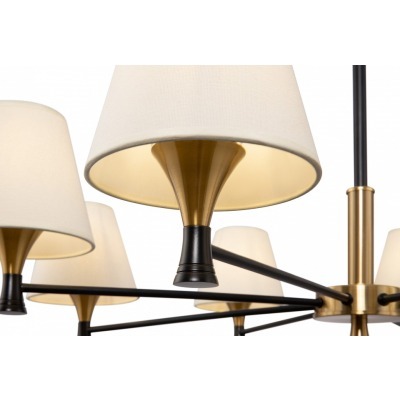 Люстра на штанге Freya Perfetto FR5098PL-08BBS MY_FR5098PL-08BBS