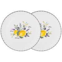 Набор тарелок десертных lefard "kitchen passions" 2 шт. 16*1,5 см (189-471) 