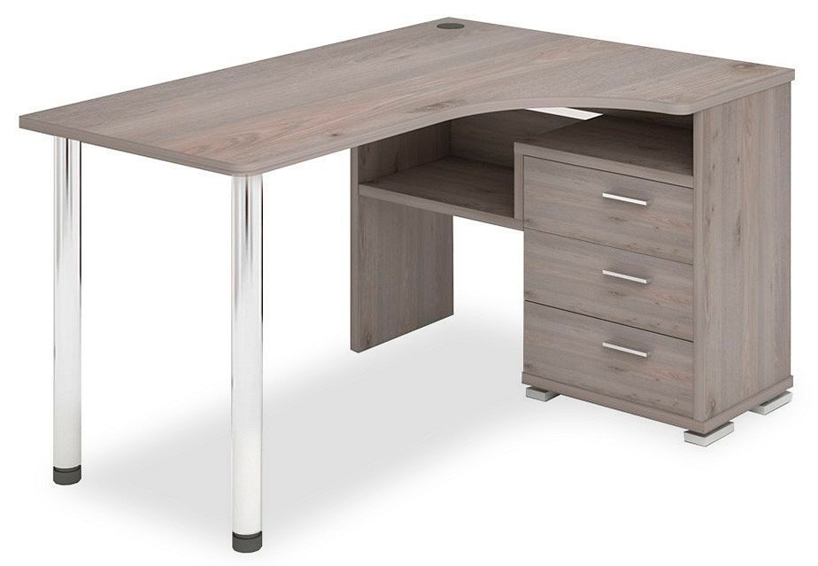 Фото Стол письменный Домино СР-132С-140 MER_SR-132S-140-N-PRAV - интернет-магазин МегаТерем в Москве