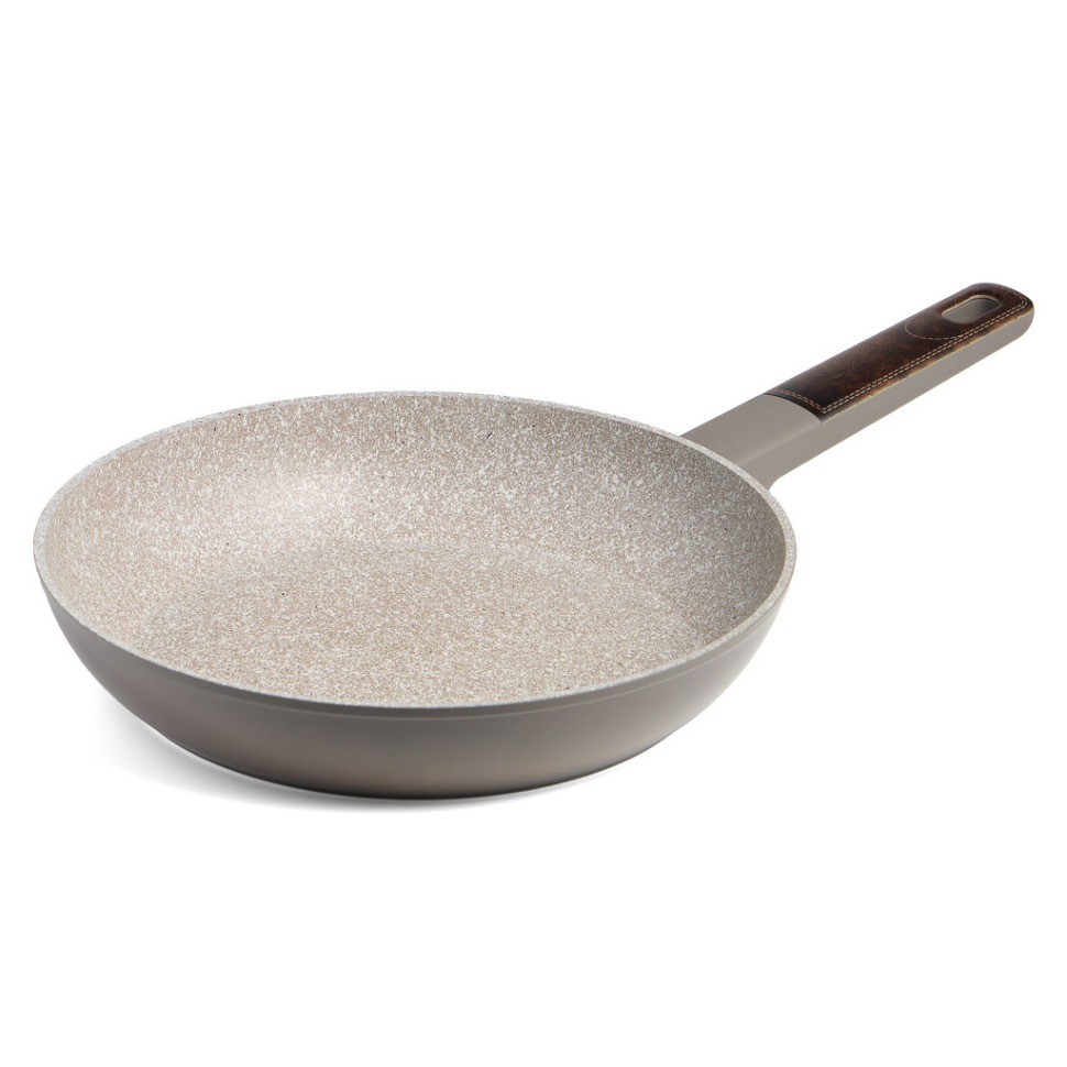 Фото Сковорода с антипригарным покрытием pfluon marble, 26*5 см Agness (902-112) - интернет-магазин МегаТерем в Москве