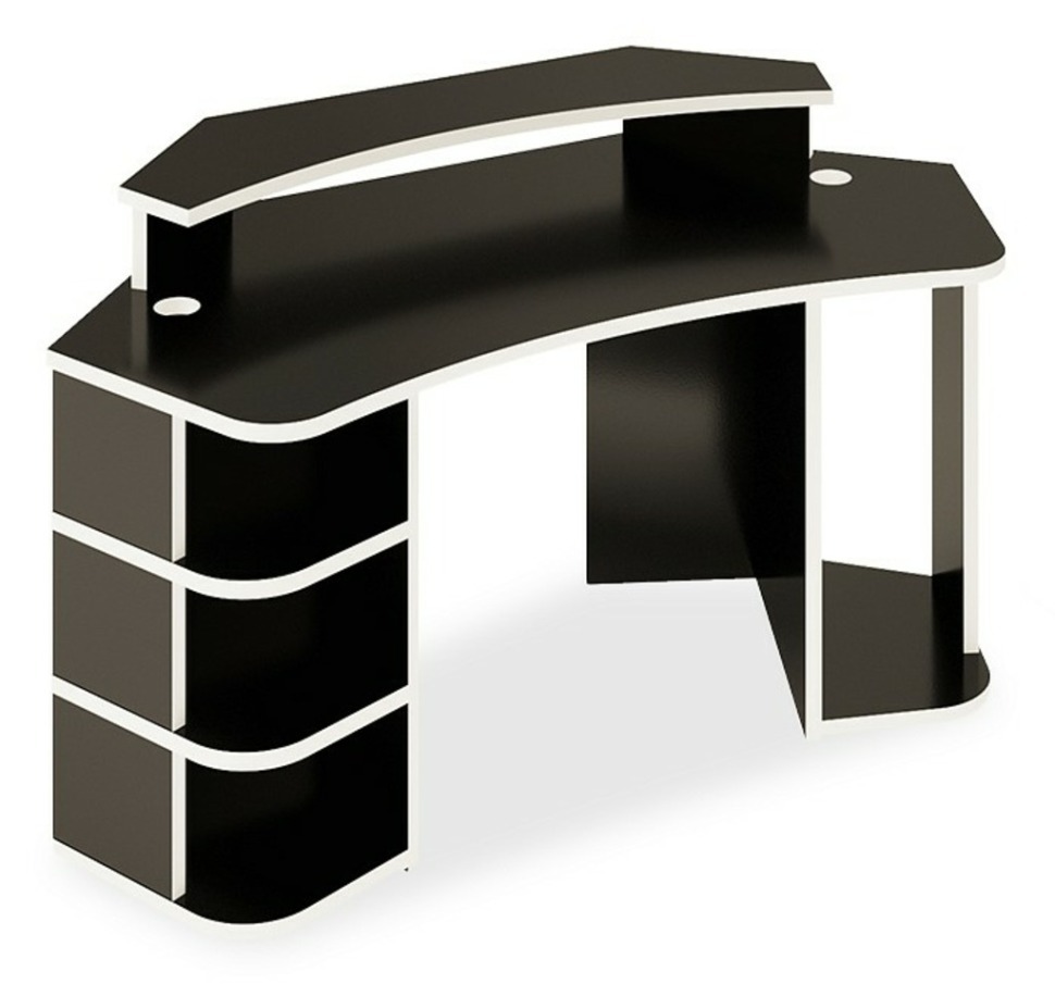 Фото Стол компьютерный Домино Lite СК-160 MER_SK-160-PROFI-CHB - интернет-магазин МегаТерем в Москве