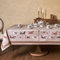 Скатерть "passage" 140х300см ,капучино,100% хлопок с пропиткой,твил Lefard (850-760-22)