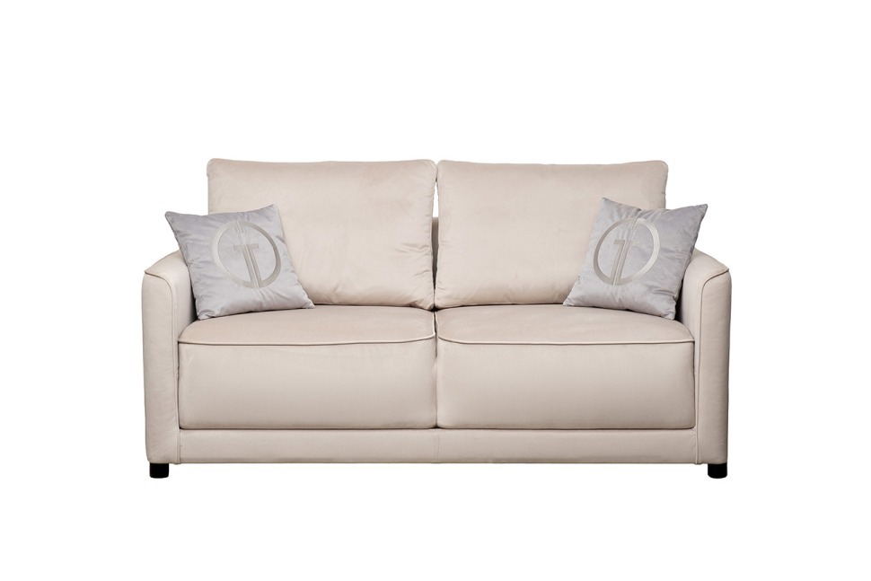 Фото Диван Portofino 180 двухм раскл с кантом св-серый Colt030+Colt025 (TT-00013567) - интернет-магазин МегаТерем в Москве