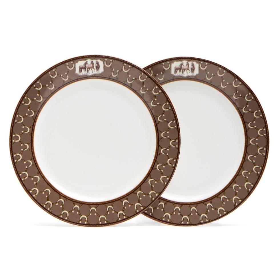 Фото Набор тарелок закусочных lefard horse club 2 шт. 20,5 см (590-730)  - интернет-магазин МегаТерем в Москве