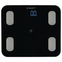 Весы напольные диагност SCARLETT SC-BS33ED46 электронные вес до 150 кг Bluetooth черные 455440 (94001)