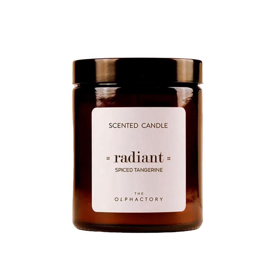 Фото Свеча ароматическая the olphactory, radiant, spiced tangerine, 30 ч (78039) - интернет-магазин МегаТерем в Москве