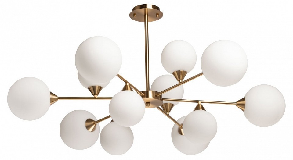 Фото Люстра на штанге DeMarkt Оливия 18 306015612 MW_306015612 - интернет-магазин МегаТерем в Москве