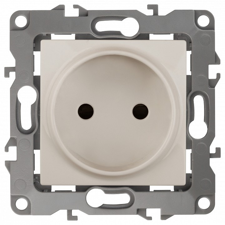 Фото Розетка без заземления, без рамки Эра Эра 12 12-2105-02 ER_B0018255 - интернет-магазин МегаТерем в Москве