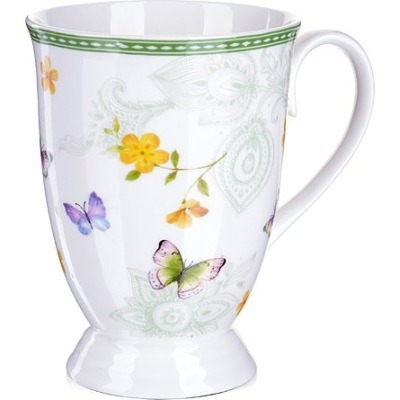 Кружка фарфоровая 300 мл Бабочка LORAINE (27880)