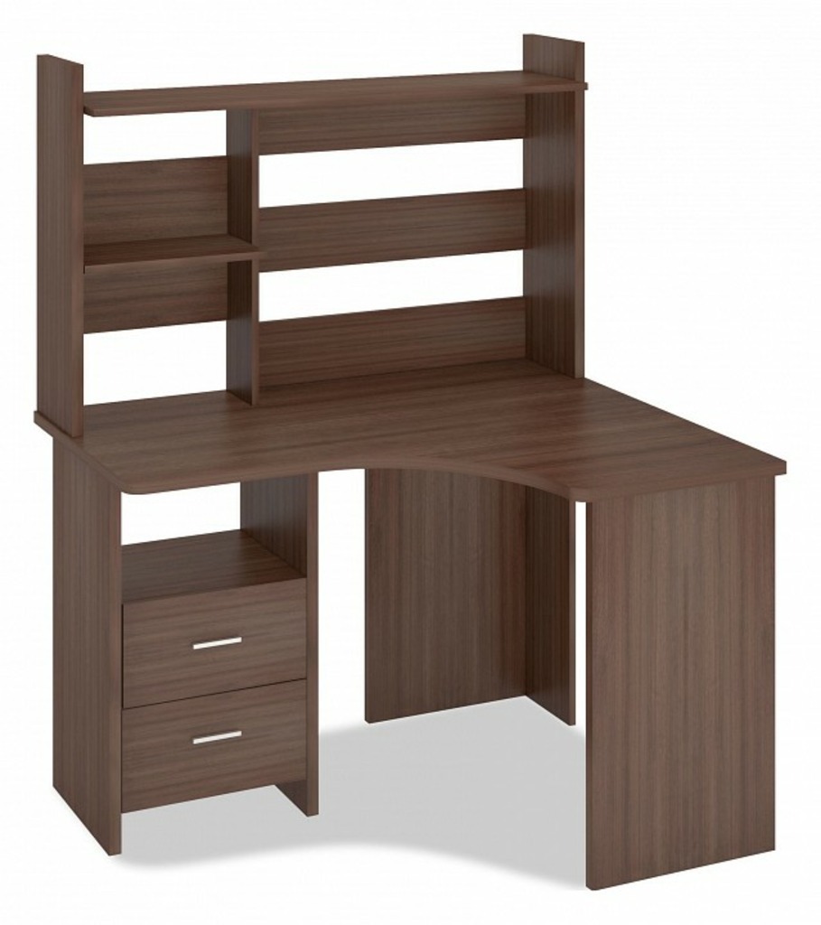 Фото Стол компьютерный Домино Лайт СКЛ-Угл120+НКЛ-120 MER_SKL-Ugl120_NKL-120_SH_PRAV - интернет-магазин МегаТерем в Москве