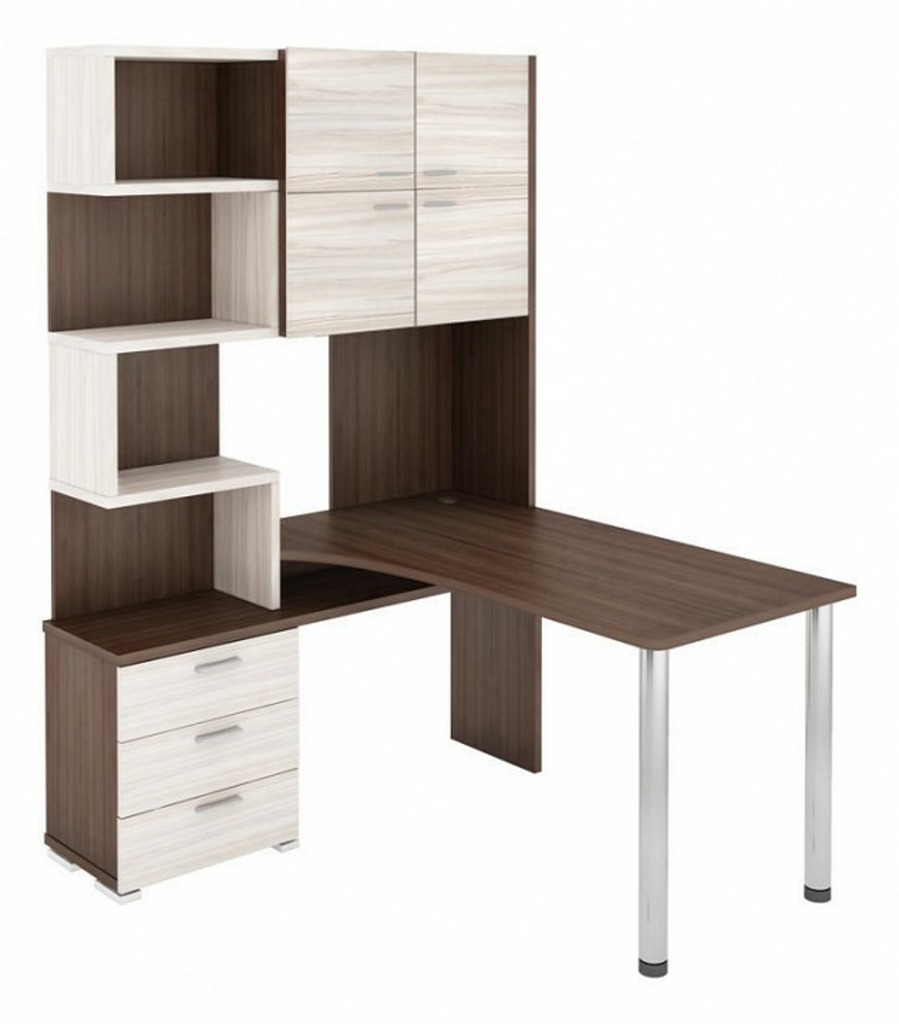 Фото Стол компьютерный Домино СР-500М/140 MER_SR-500M_140_SHKSH-LEV - интернет-магазин МегаТерем в Москве