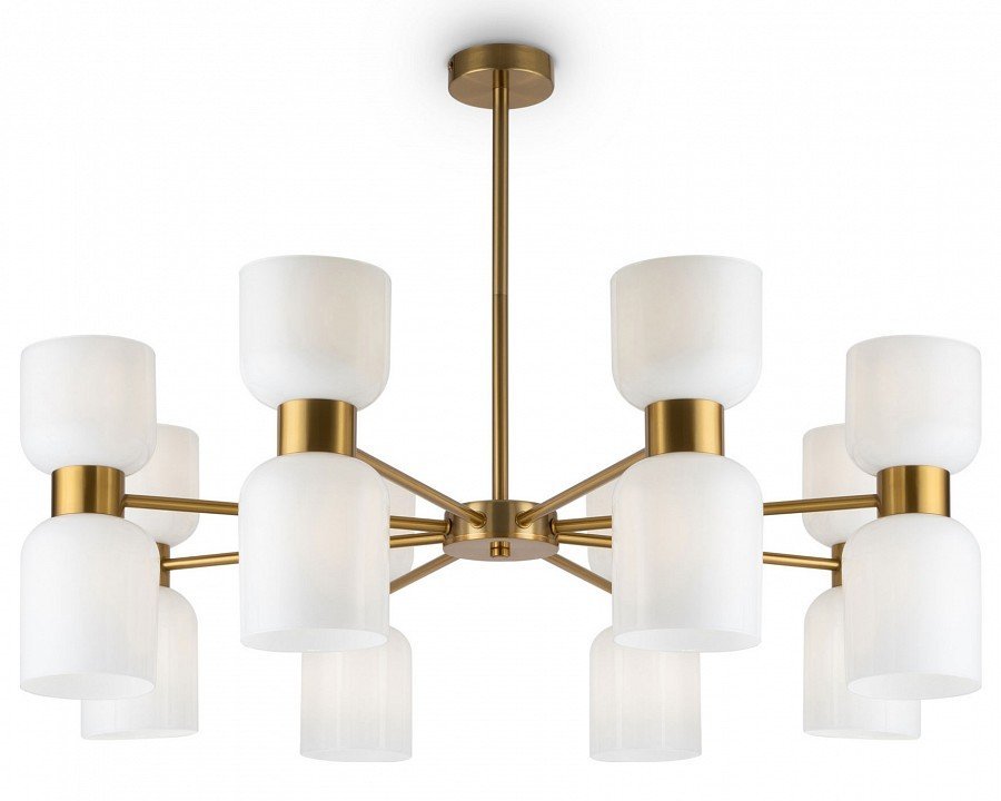 Фото Люстра на штанге Freya Savia FR5203PL-16BS MY_FR5203PL-16BS - интернет-магазин МегаТерем в Москве