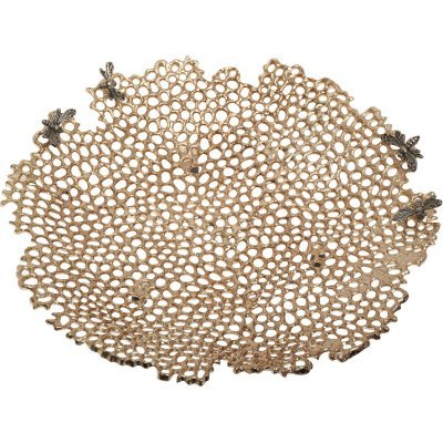 Блюдо декор. металлич.Соты ...