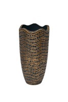 Кашпо синее с золотом d30*60см (TT-00011767)
