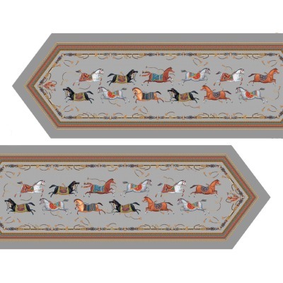 Дорожка "passage" 45х145см, 100% хлопок,твил c пропиткой, серый Lefard (850-761-3)