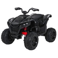 Детский электромобиль квадроцикл Outlander (черный, 24V, 4WD, пульт, EVA) (XMX652-24V-4WD-BLACK)