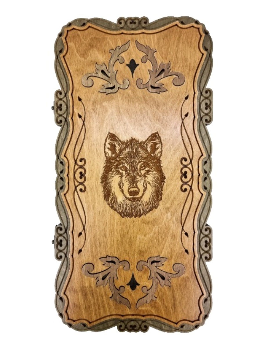 Фото Нарды Марс Волк средние (деревянные, 47 см, Россия), Partida (64805) - интернет-магазин МегаТерем в Москве