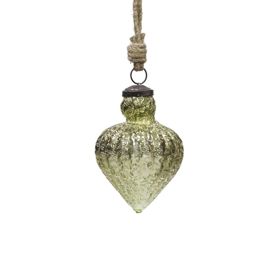 Фото Новогодняя игрушка TD-009B, стекло, light green, ROOMERS FURNITURE - интернет-магазин МегаТерем в Москве