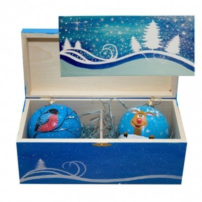 Набор новогодних шаров 2 с ...