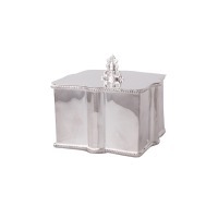 Шкатулка 9925, никель, посеребрение, silver plated, ROOMERS TABLEWARE Шкатулка 9925, никель, посеребрение, silver plated, ROOMERS TABLEWARE