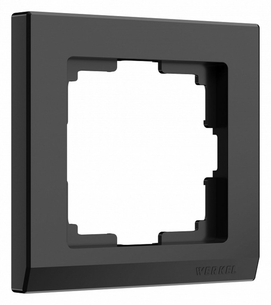 Фото Рамка на 1 пост Werkel Stark (черный) W0011808 WRK_a050908 - интернет-магазин МегаТерем в Москве