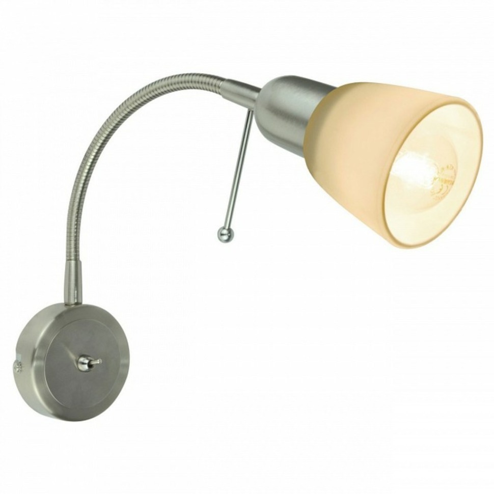 Фото Бра Arte Lamp Lettura A7009AP-1SS AR_A7009AP-1SS - интернет-магазин МегаТерем в Москве